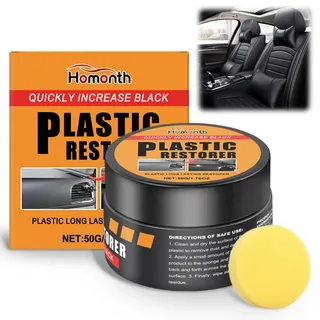 Auto Innenraum Reinigungscreme,Interior Cleaning Paste,Autopflege Ledercreme für Innenräume,Car Interior Renovation Maintenance Cleaning Cream,für Sitze,auto Zubehör Innen-raum,inkl Schwamm