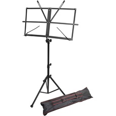 PDT Windsor Music Stand with Bag - Black, Zubehör Instrumente, Schwarz