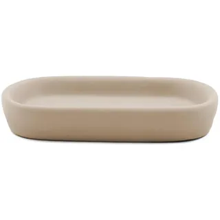 Douceur d ́intérieur Seifenablage Keramik Ceralie 13,5/9,5 cm , 9.5x2.5x13.5 cm , Badaccessoires, Seifenschalen
