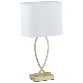 Relaxdays Tischlampe Gold