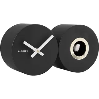 Karlsson KA5789BK Wanduhr, Kuckuck, Schwarz