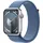 Watch Series 9 GPS + Cellular 45 mm Aluminiumgehäuse silber, Sport Loop winterblau One Size