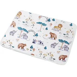 Wickelunterlage Baby Wickelauflage Baby Wickel-Decke Unterlage für Säuglinge und Kleinkinder, Tragbare Wickelunterlage für unterwegs, Babyunterlagen, Atmungsaktiv, Waschbar,Wiederverwendbar,50 x 70 cm