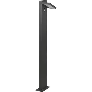 Trio Wegeleuchte Aluminium 100,0 cm inkl. 8 Watt LED, inkl. Bewegungssensor anthrazit