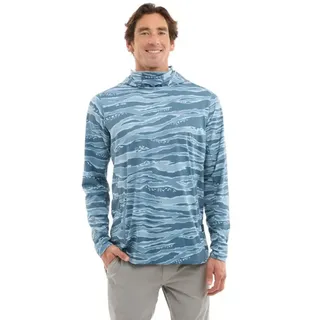 Pelagic Exo Tech Wahoo Uv-kapuzen-langarmshirt - Mangrove - XL
