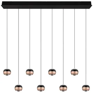 Trio Select LED-Pendelleuchte Orbit Alu, Eisen, Stahl & Metall Coffee