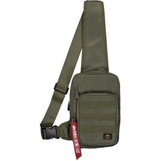 Alpha Industries Label Sling Tasche One Size Dark Olive