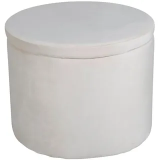 Livetastic Pouf , Beige , Kunststoff, Textil , Uni , Füllung: Schaumstoff , 51x43x51 cm , Sitzfläche gepolstert , Wohnzimmer, Sessel, Hocker & Hockerbänke, Poufs