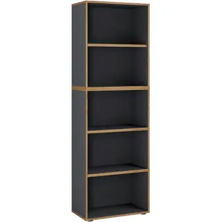 VCM Mid.you Aktenregal 60x33x183 cm Anthrazit