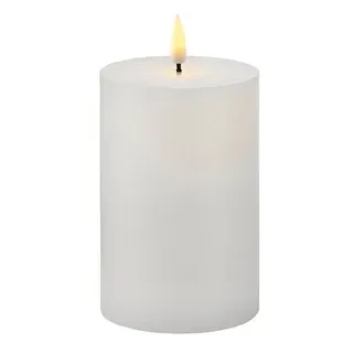 LED-Echtwachskerzen Sille Exclusive Sirius weiß, 12.5 cm