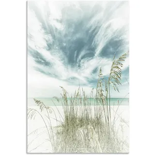 Artland Wandbild »Himmlische Stille am Strand Vintage«, Strandbilder, (1 St.), als Alubild, Outdoorbild, Leinwandbild, Poster, Wandaufkleber, weiß