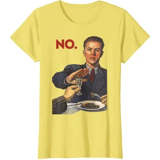Kein Alkohol Sowjetunion Nüchternheit Propaganda Poster T-Shirt