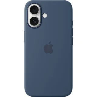 Apple iPhone 16 Silikon Case mit MagSafe blau