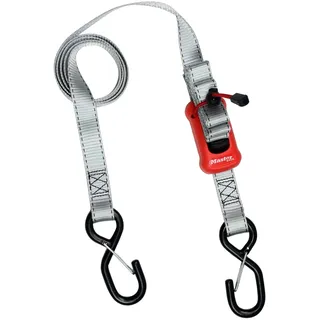Master Lock Spanngurt Automatik mit S-Haken und Ratsche 2,5 m x 25 mm