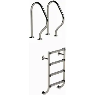Eichenwald Poolleiter grau 122,4 cm
