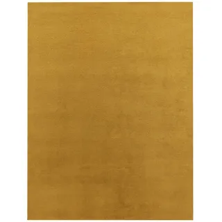 TT Home Kurzflorteppich 160 x 220 cm Gelb