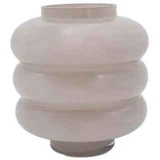 Vase , Grau , Glas , bauchig , 23 cm , Coldcut, mundgeblasen, handgemacht , Dekoration, Vasen, Glasvasen