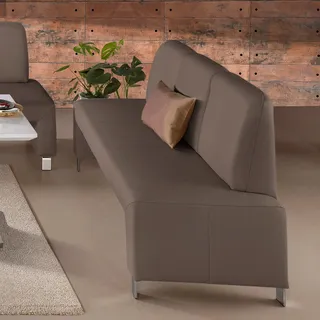 exxpo - sofa fashion »Intenso, Sitzbank, Breite 182 cm, wahlweise in Leder oder Textil« hohe Bodenfreiheit, frei im Raum stellbar, hoher Sitzkomfort,
