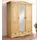 Schiebetürenschrank Konrad 153 x 207 x 64 cm Beige