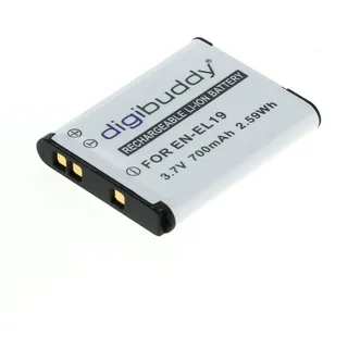 digibuddy Akku kompatibel zu Nikon EN-EL19 Li-Ion