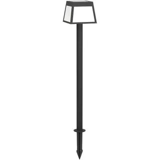 EGLO Außenleuchte Kunststoff 15,5 x 15,5 x 106 cm inkl. Bewegungsmelder schwarz