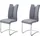 Freischwinger Polyester grau 2er Set