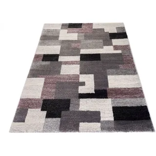 OCI DIE TEPPICHMARKE STEADY ALLOVER Kurzflorteppich 120 x 170 cm Flieder/Grau