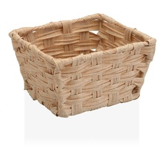 Beige Polyethylene Basket (14 x 9 x 16 cm)