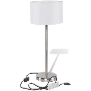 Grundig Tischlampe edelstahl rund 58 cm 38195