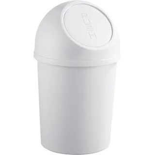 Helit Push-Abfallbehälter the flip 6 l Lichtgrau