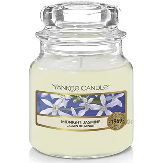 Yankee Candle Midnight Jasmine Duftkerze 104 g 9 cm weiß