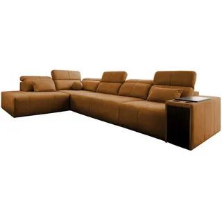 Kaiser Möbel Ecksofa L-Form Mindy XI Mit Schlaffunktion Und Verstellbarer Rückenlehne Stoff Verita Kupfer Links , Kupferfarben , Textil , L-Form, Ottomane links, Ottomane rechts,L-Form , 350x230 cm , Wohnzimmer, Sofas & Couches, Wohnlandschaften, Ecksofas