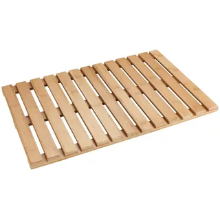 Wenko Badematte Höhe 10 mm rutschhemmend beschichtet, beige
