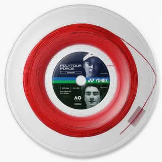 Yonex Tennissaite Poly Tour Force (Haltbarkeit+Power) rot 200m Rolle
