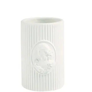 Mathilde M. Zahnputzbecher Becher 'Marquise' Keramik matt Bad Nostalgie Landhaus Shabby French