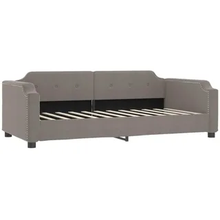 vidaXL Tagesbett Taupe 100x200 cm Stoff - Taupe