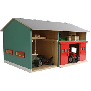 Kids Globe Bauernhof Scheune 1:32 - Braun
