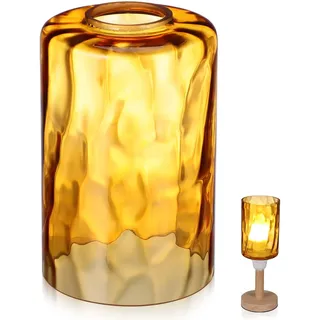 CHILDWEET Kleiner Lampenschirm Aus Glas Mit Steinstruktur Dekorativer Lampenschirm Als Ersatzschirm Für Tischlampe Und Pendelleuchte Für Wohnzimmer Schlafzimmer Und Flur