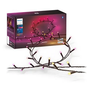 Philips LED Lichterkette 20 m Kunststoff Schwarz