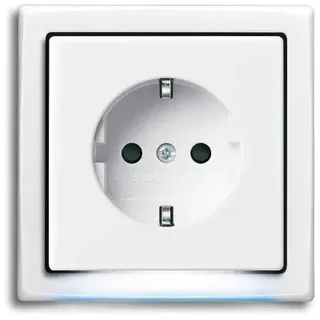 Busch-Jaeger Steckdoseneinsatz 20 EUCBLI-84 Weiß 2 St.