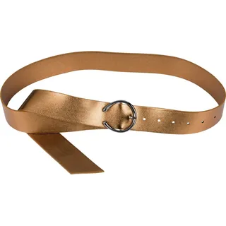 styleBREAKER Taillengürtel "Taillengürtel mit Hufeisen Schnalle" 1 Stk., gold metallic