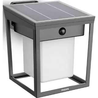 Philips LED Blaise 929004631501 Solar-Außenwandleuchte mit Bewegungsmelder LED 1.5W Anthrazit