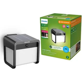 Philips Wandleuchte Ezra Solar UltraEffizient Schwarz