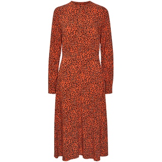 Part Two Damen Vionapw Dr Lässiges Kleid, Koi Leo Print, 44