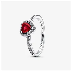 Bild Sparkling Red Elevated Heart Ring 198421C02-50