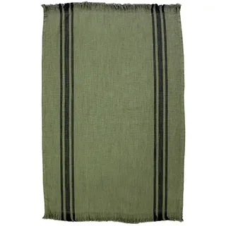 GARNIER-THIEBAUT Geschirrtuch NOVA 50 x 70 cm Leinen / Baumwolle khaki