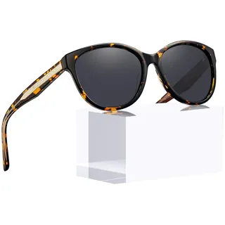 CARFIA Verspiegelte Damen Sonnenbrille Polarisierte UV400 Frauen Brille | Blumen Farbe, 3D-Linienmuster Kupfernadel, Einteilige Nasenauflage, für Alltag Urlaub Party Catwalk, Inklusive Brillenetui