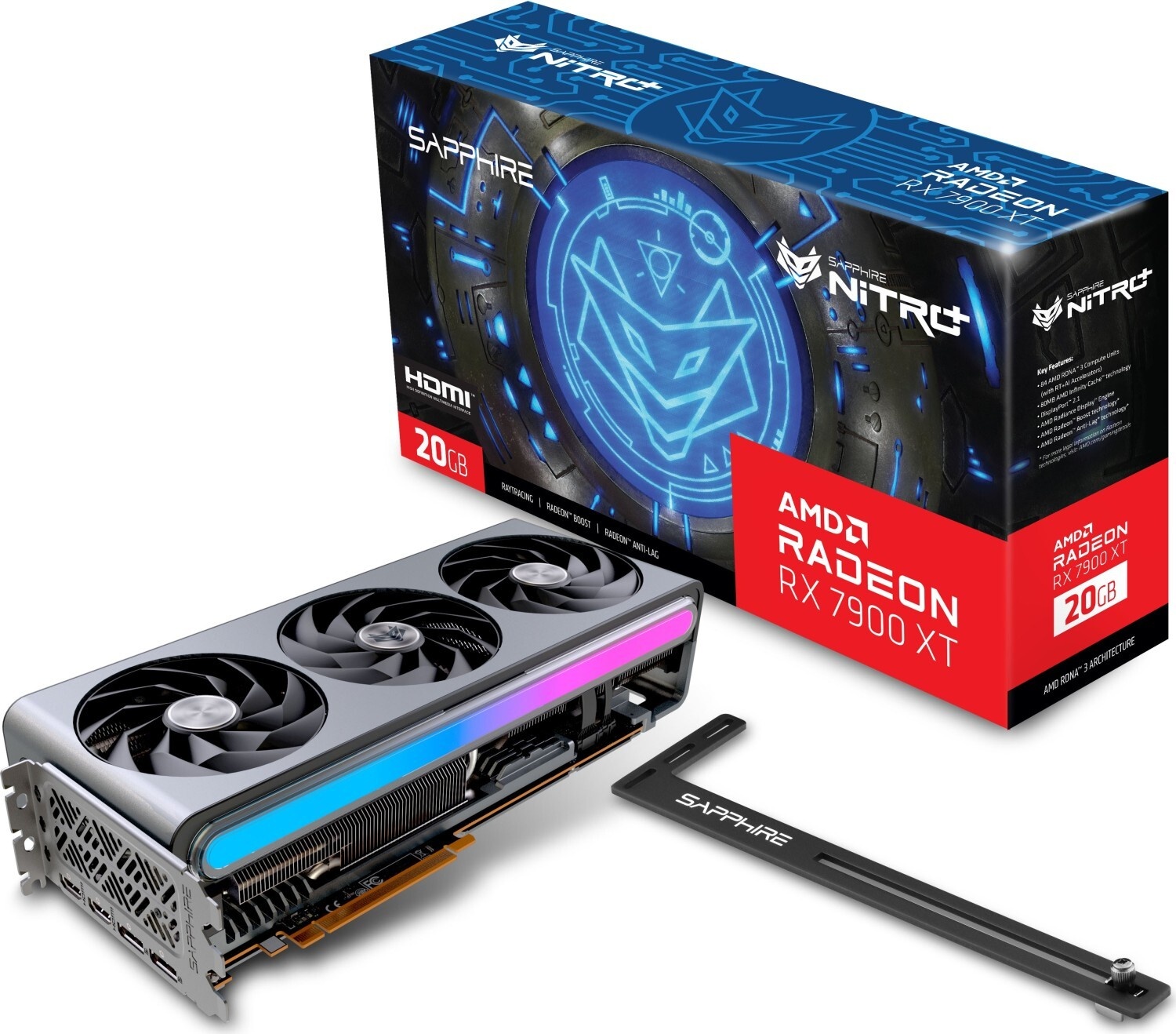 Bild von NITRO+ Radeon RX 7900 XT Vapor-X 20 GB GDDR6 11323-01-40G