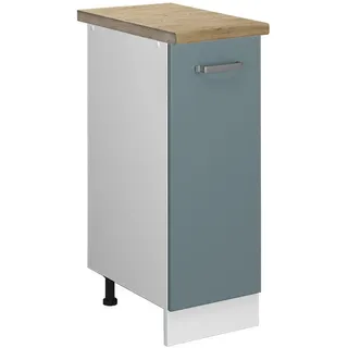 Vicco Apothekerschrank R-Line 30 x 81,6 x 60 cm Blau-Grau