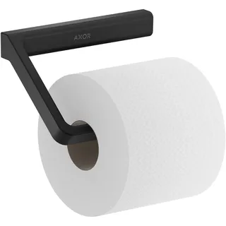 hansgrohe AXOR UNIVERSAL Accessories Papierrollenhalter ohne Deckel, 42846670, Farbe: Mattschwarz